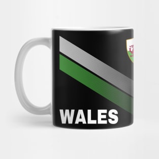 Vintage Wales Sunflower Flag Wales Soccer Lover Mug